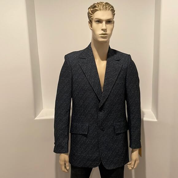 Vintage 1970'sMade in Japan Men’s Blazer/Sport Coat Blue Size 40 L